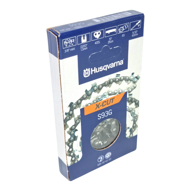 Husqvarna X CUT S93G Saegekette 25 cm 3 8 1 3 mm 40 TG 585404240 fuer Kettensaege 0 - toolbrothers