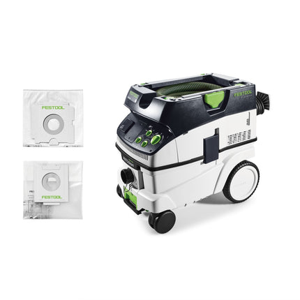 Festool CTM 26 E AC CLEANTEC Absaugmobil 26l Staubkl. M ( 574978 ) + Extra Säcke - Toolbrothers