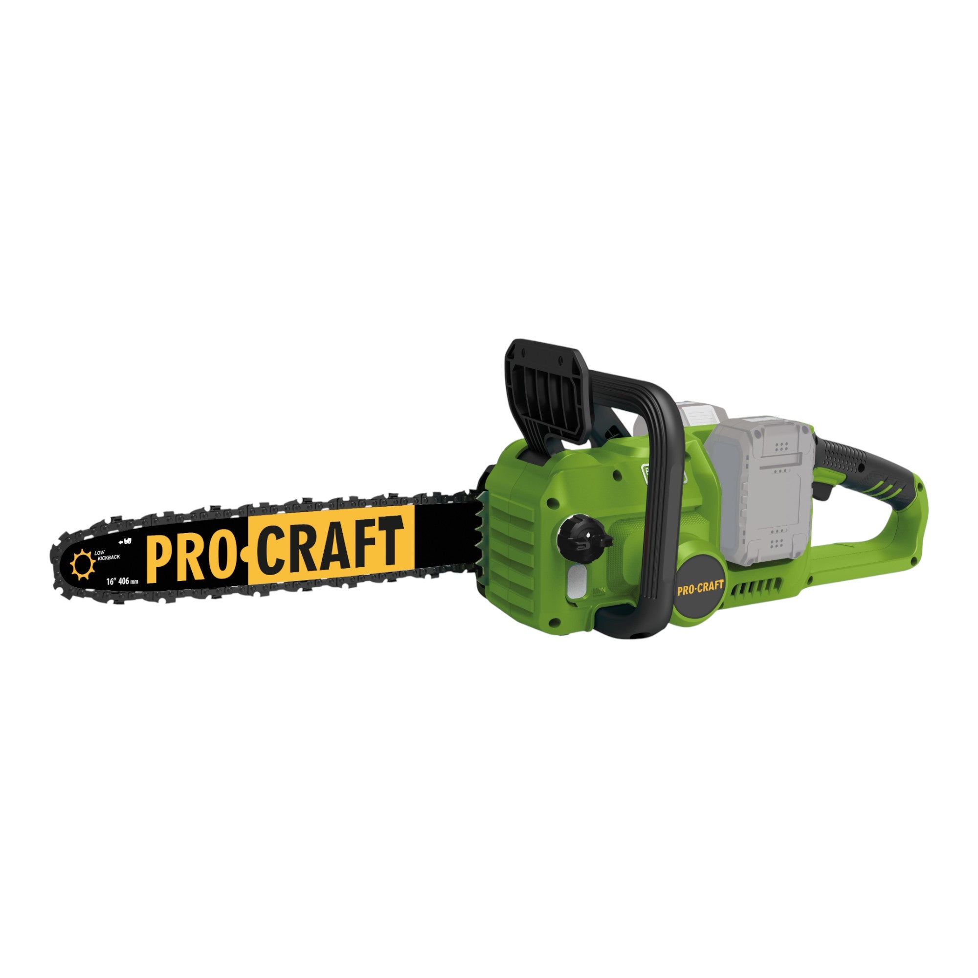 Procraft PCA42 2 Akku Kettensaege 40 V 2x 20 V 406 mm Brushless 2x Akku 4 0 Ah ohne Ladegeraet 1 - toolbrothers
