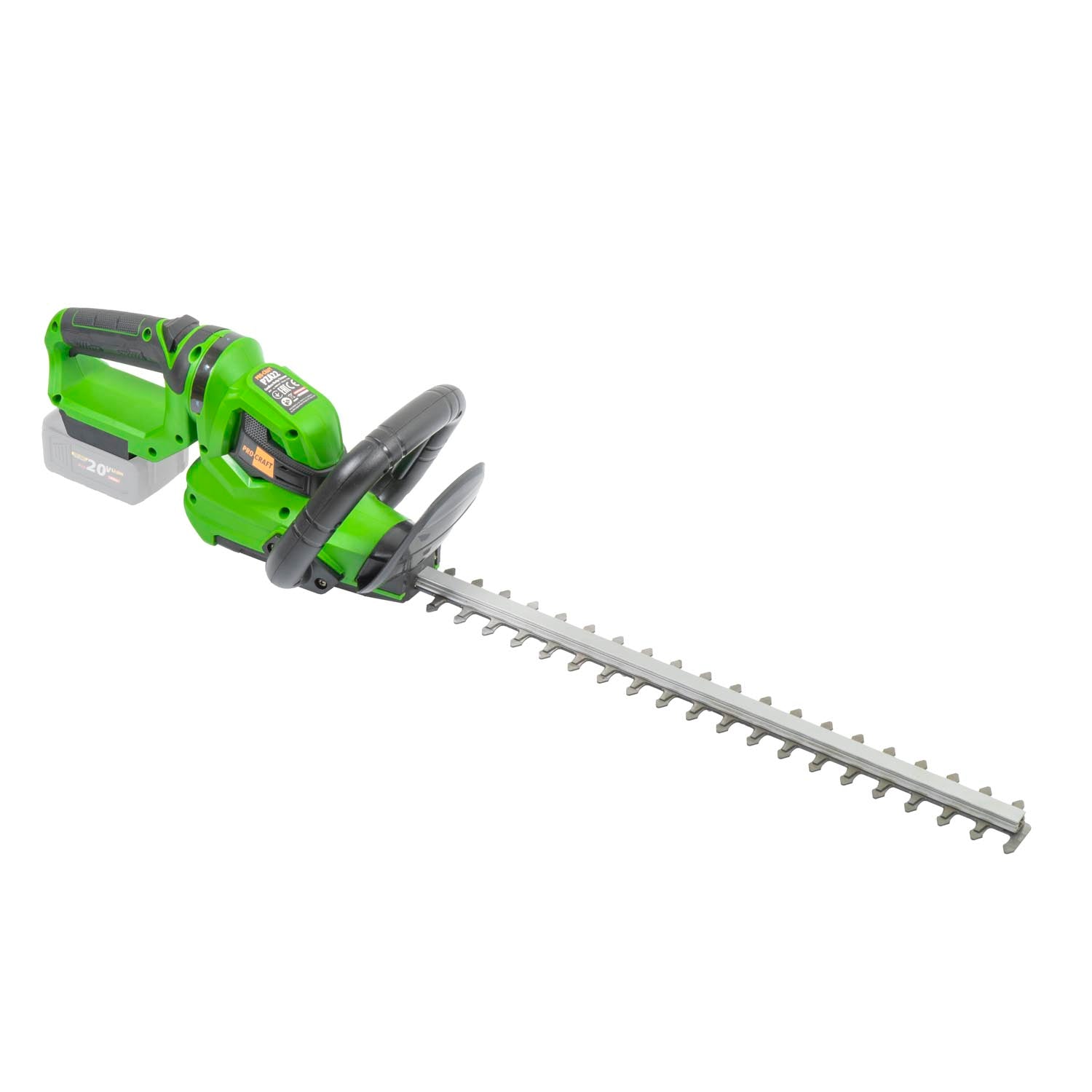 Procraft PZA22 Akku Heckenschere 20 V 510 mm 1x Akku 4 0 Ah Ladegeraet 2 - toolbrothers