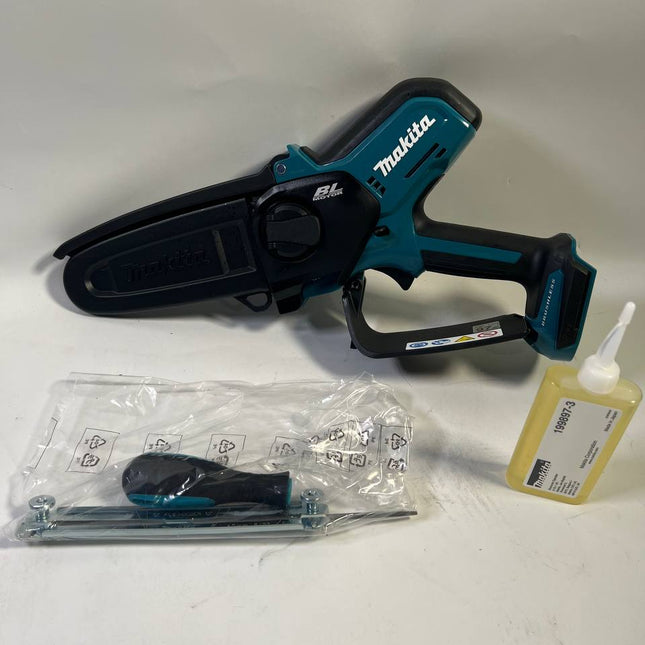 Makita DUC 150 Z01 Akku Kettensaege 18 V 15 cm Brushless Solo Leicht Gebraucht 0 - toolbrothers