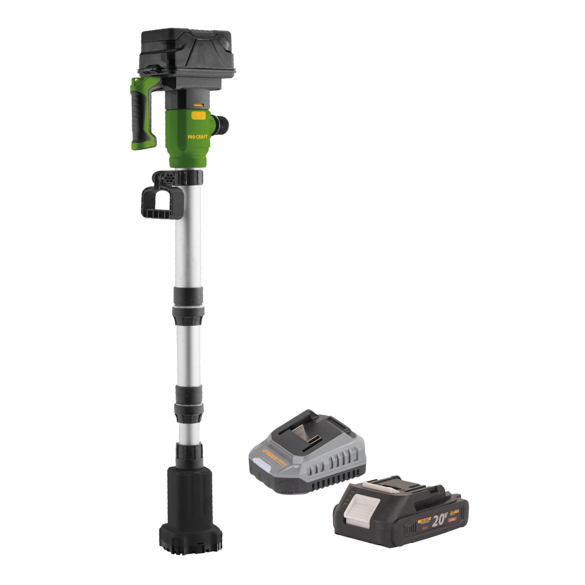 Pompa sommersa a batteria Procraft CPN20bb 20 V 2725 l/h + 1x batteria 2,0 Ah + caricabatteria