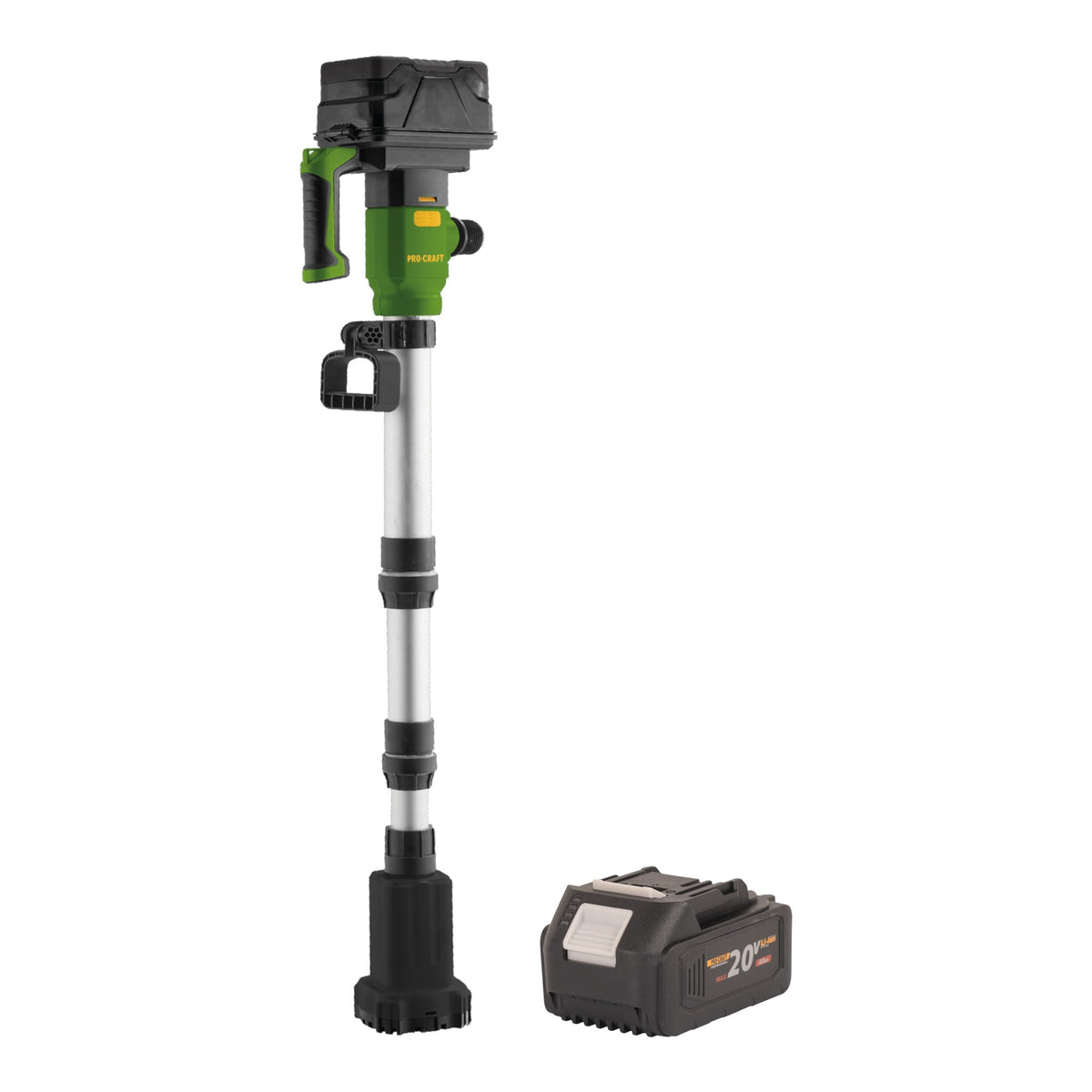 Pompa sommersa a batteria Procraft CPN20bb 20 V 2725 l/h + 1x batteria 4,0 Ah - senza caricabatterie