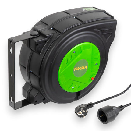 Procraft EK15N Selbsteinziehendes Verlaengerungskabel 15 m 1 - toolbrothers