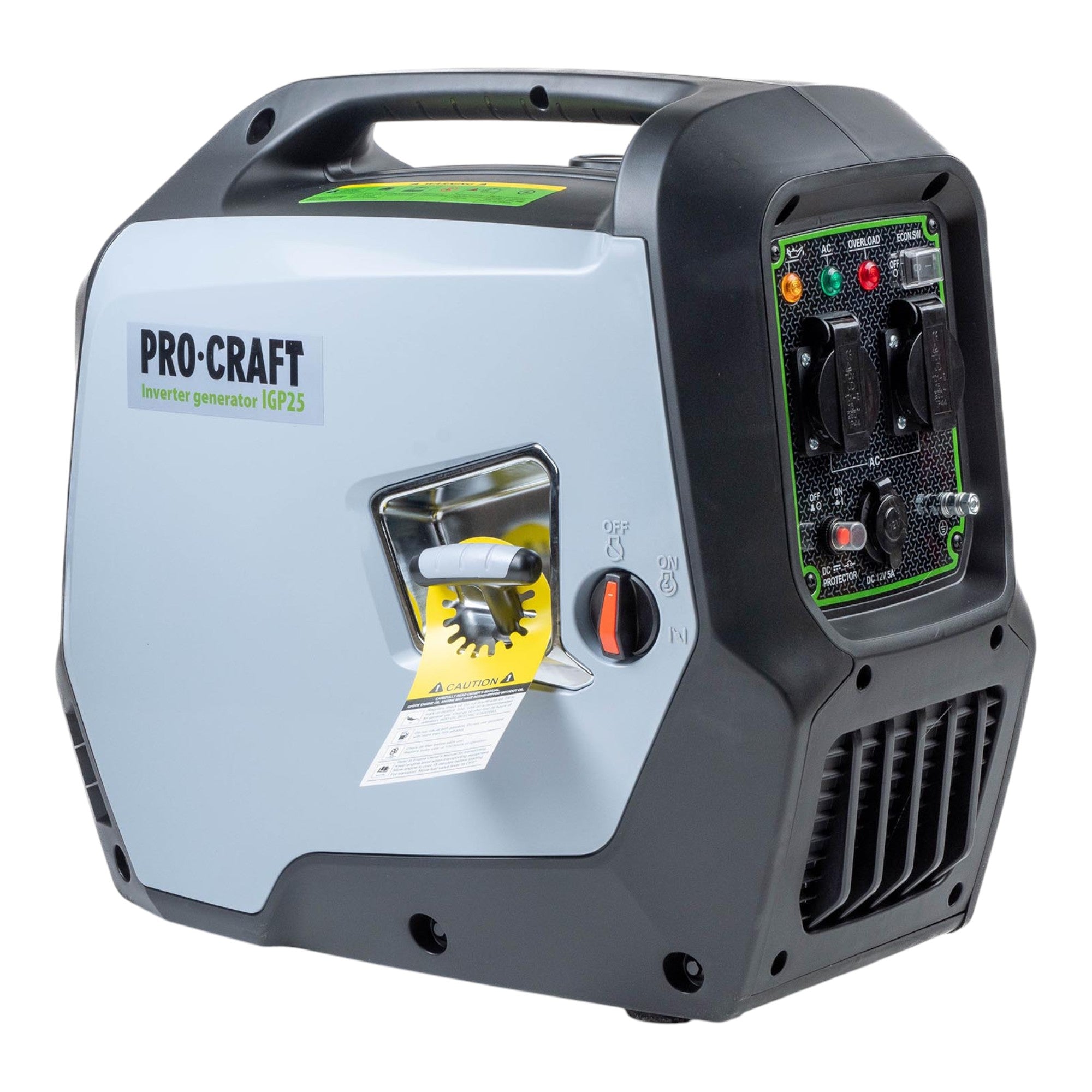 Procraft IGP25 Benzin Inverter Generator Stromerzeuger 1800 W 4000 ml 2 230 V 1 12 V DC Ausgang 3 - toolbrothers
