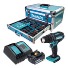 Makita DHP 482 SF1X9 Akku Schlagbohrschrauber 18 V 62 Nm 1x Akku 3 0 Ah Ladegeraet 96 tlg Zubehoer Set Koffer 0 - toolbrothers