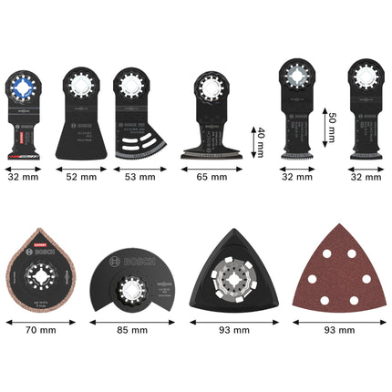 Bosch Professional Multifunktionswerkzeug Zubehoer All in One i Boxx Set 33 tlg 2608669091 Starlock im Koffer 2 - toolbrothers