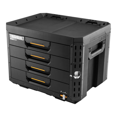 Toughbuilt STACKTECH Werkzeug Box abschliessbar mit 4 Schubladen 533 x 406 x 395 mm TB B1 D 74  0 - toolbrothers