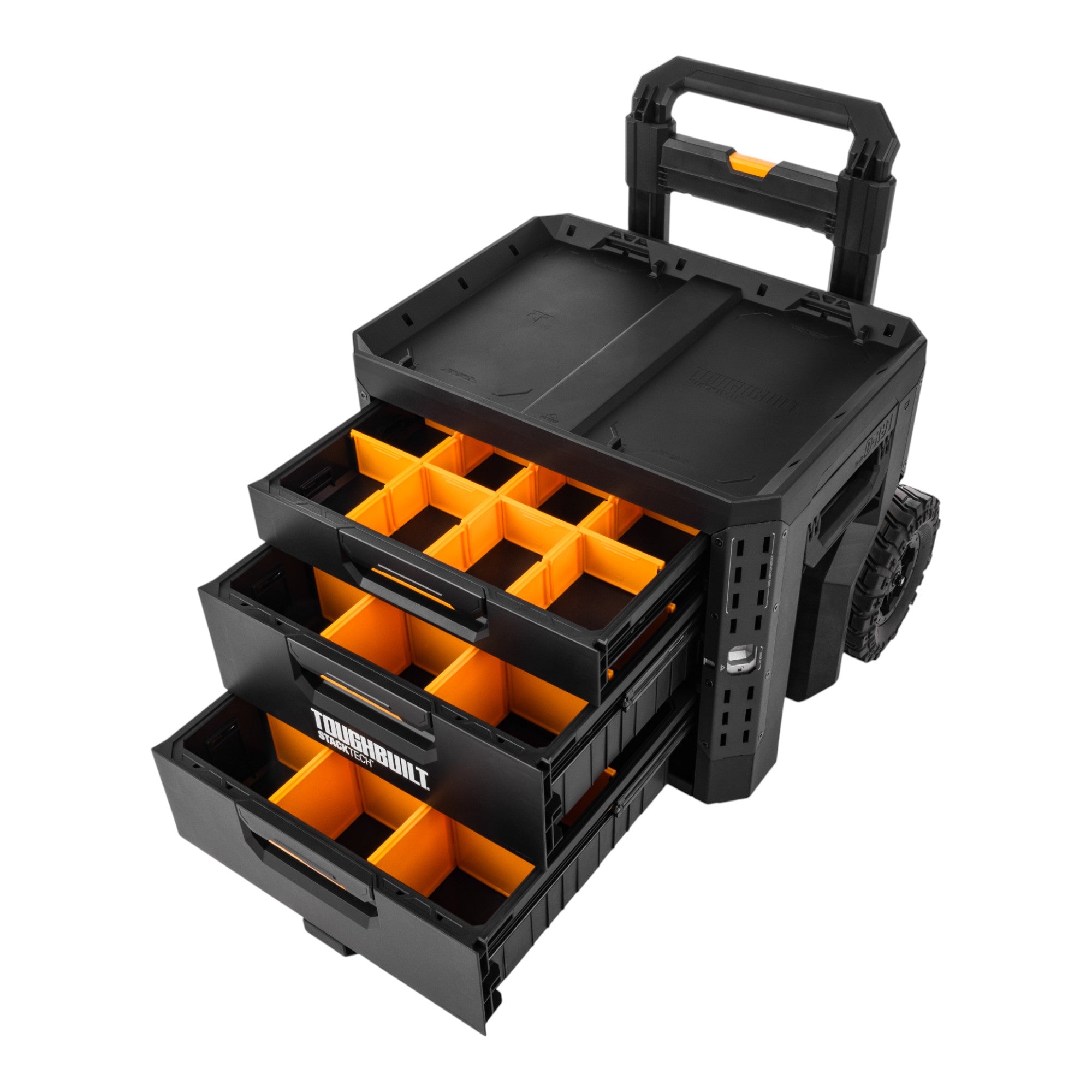 Toughbuilt STACKTECH rollbare Werkzeug Box abschliessbar mit 3 Schubladen TB B1 D R93  1 - toolbrothers