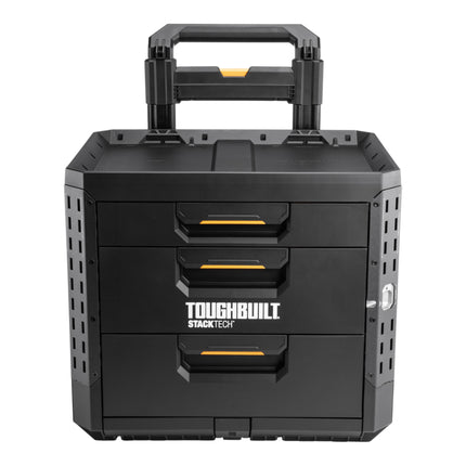Toughbuilt STACKTECK rollbare Werkzeug Box abschliessbar mit 3 Schubladen TB B1 D R93  2 - toolbrothers