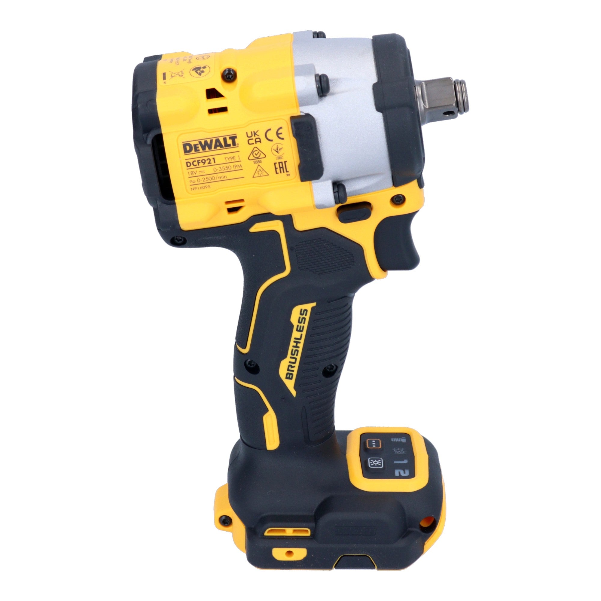DeWalt DCF 921 E1 Akku Schlagschrauber 18 V 400 Nm 1 2 Brushless 1x Powerstack Akku 1 7 Ah Ladegeraet 4 - toolbrothers