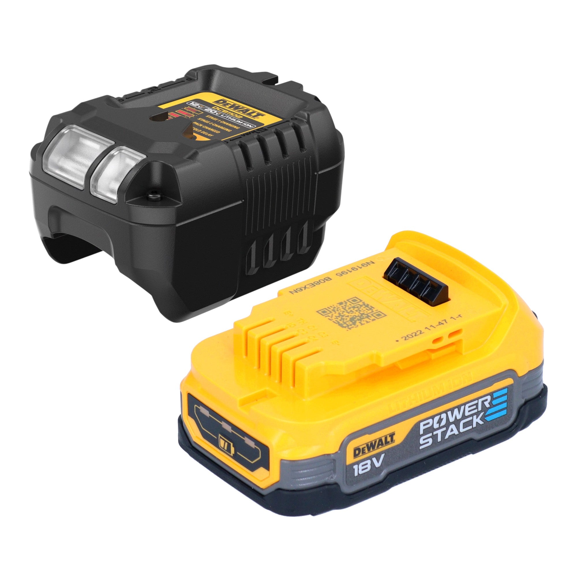 DeWalt DCF 921 E1 Akku Schlagschrauber 18 V 400 Nm 1 2 Brushless 1x Powerstack Akku 1 7 Ah Ladegeraet 2 - toolbrothers