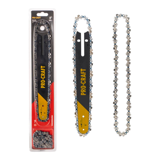 Procraft S8 Set mit 2x Saegekette 46 TG 20 cm Fuehrungsschiene fuer PKA32Li 0 - toolbrothers