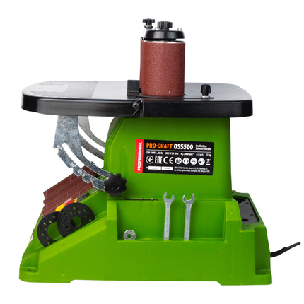 Procraft OSS500 Spindel und Bandschleifmaschine 500 Watt 16 mm Hub Zuboeher 1 - toolbrothers