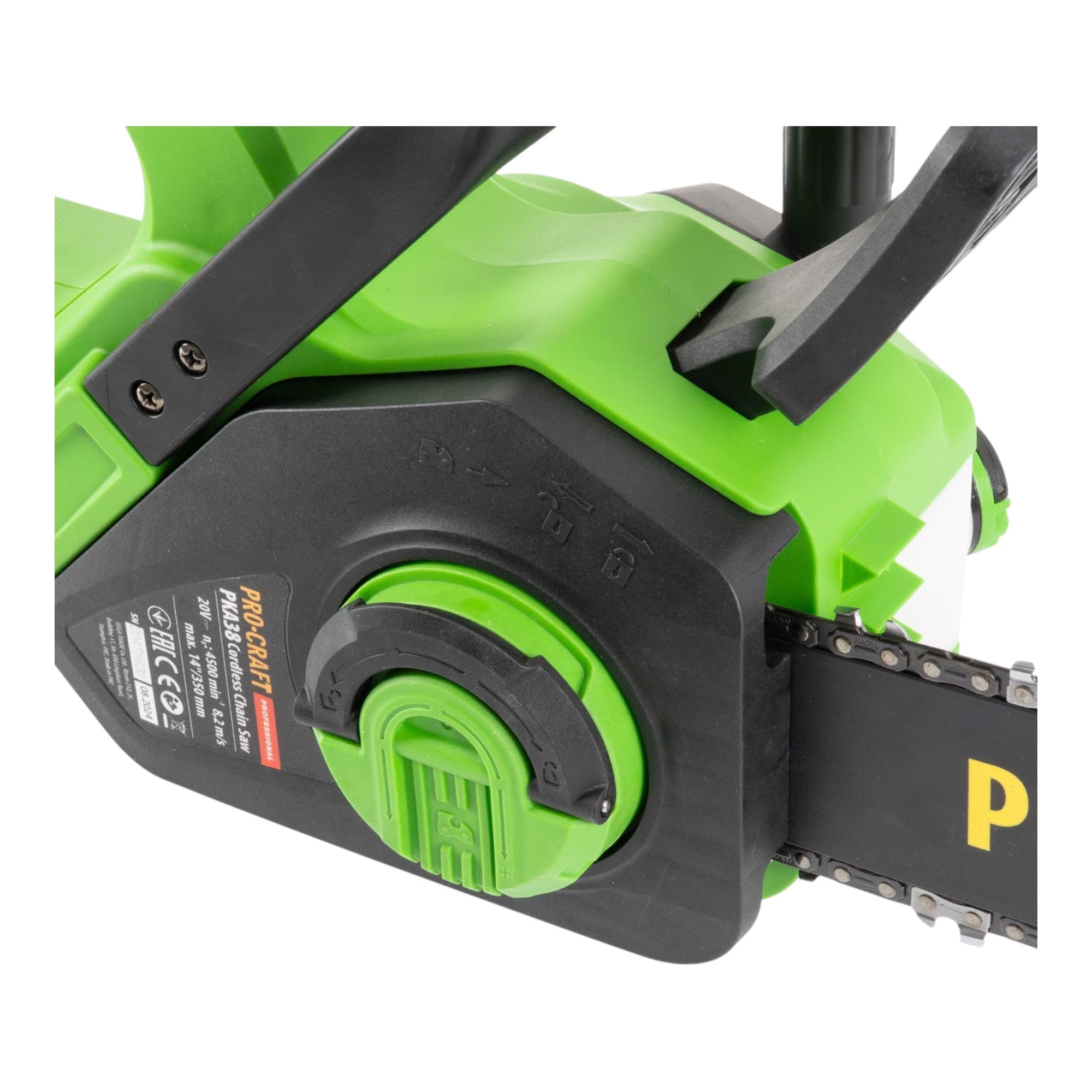 Procraft PKA38 Akku Kettensaege 20 V 304 mm Brushless 2x Akku 2 0 Ah Ladegeraet 2 - toolbrothers