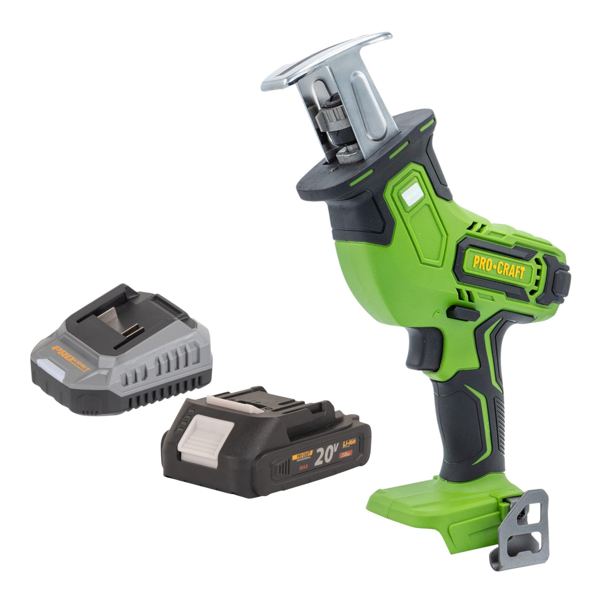 Sega a gattuccio a batteria Procraft PSS30bb 20 V Brushless + 1x batteria 2,0 Ah + caricabatteria