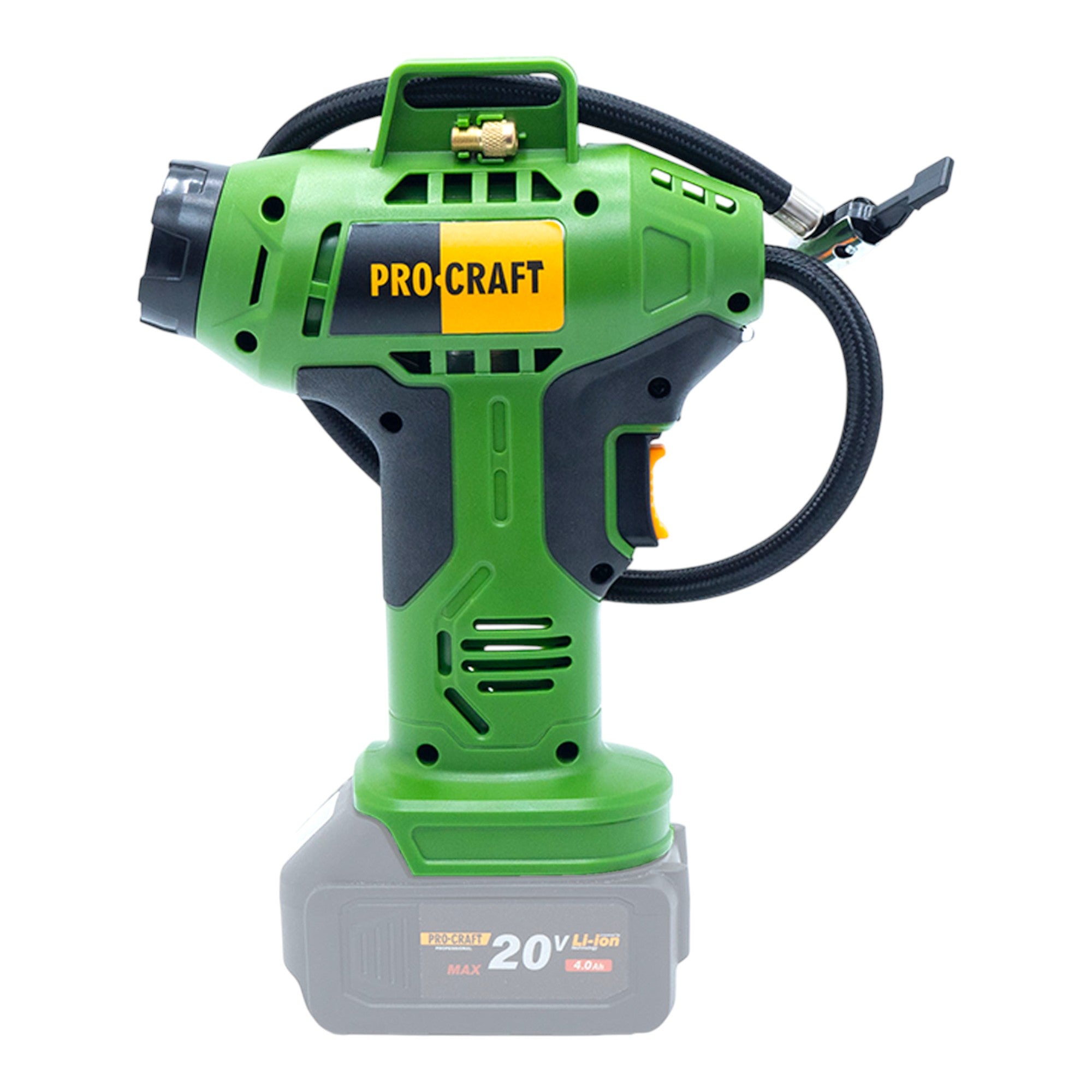 Procraft LK20 Akku Kompressor 20 V 11 bar 1x Akku 2 0 Ah RHINO Toolcase ohne Ladegeraet 2 - toolbrothers