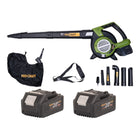 Procraft VB20 Akku Laubblaeser und Laubsauger 40 V 2x 20 V Brushless 2x Akku 4 0 Ah ohne Ladegeraet 0 - toolbrothers