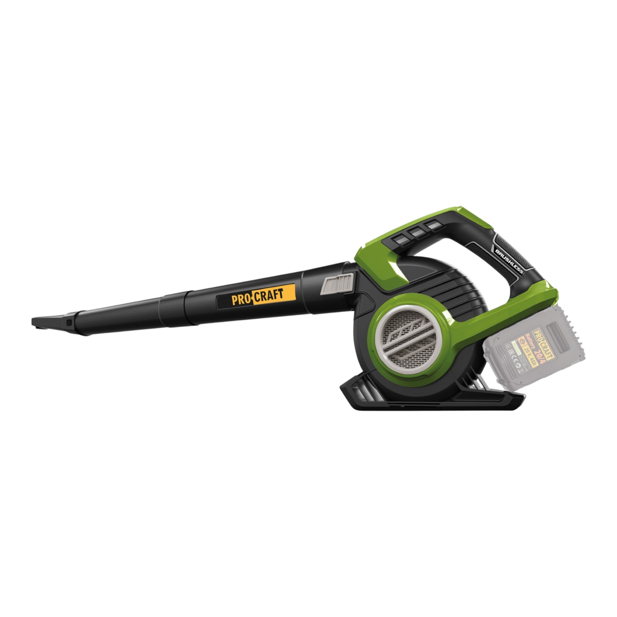 Procraft VB20 Akku Laubblaeser und Laubsauger 40 V 2x 20 V Brushless 2x Akku 4 0 Ah Doppelladegeraet 1 - toolbrothers