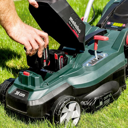 Metabo RM 36 18 LTX BL 36 Akku Rasenmaeher 36 V 2x 18 V 36 cm 601716650 Brushless 2x Akku 5 2 Ah 2x Ladegeraet 4 - toolbrothers