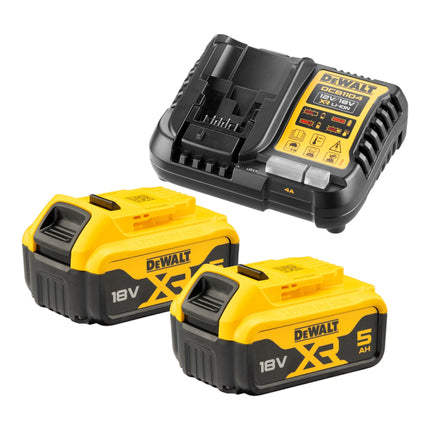 DeWalt DCK 2080 P2T Akku Kombopack Set 18 V DCD 796 Schlagbohrschrauber DCG 405 Winkelschleifer 2x Akku 5 0 Ah Ladegeraet TSTAK 4 - toolbrothers