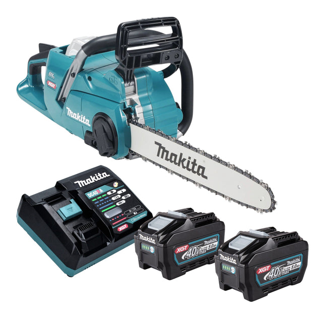 Makita UC 016 GT201 Akku Kettensaege 40 V max 40 cm Brushless 2x Akku 5 0 Ah Ladegeraet 0 - toolbrothers