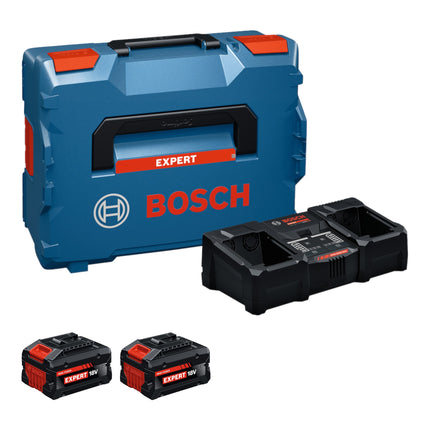 Bosch EXPERT 2x EXBA18V 80 EXAL18V2 320 Starter Set 18 V 1600A0373X 2x Akku 8 0 Ah Ladegeraet 16 A L Boxx 0 - toolbrothers