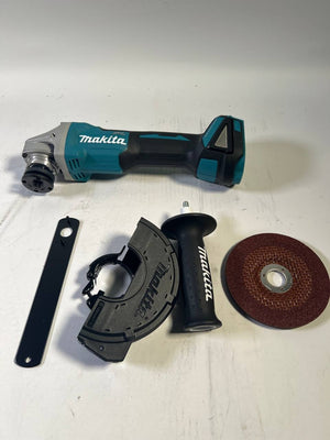 Makita DGA 504 Z Akku Winkelschleifer 18 V 125 mm Brushless Solo - ohne Akku, ohne Ladegerät - Leicht Gebraucht