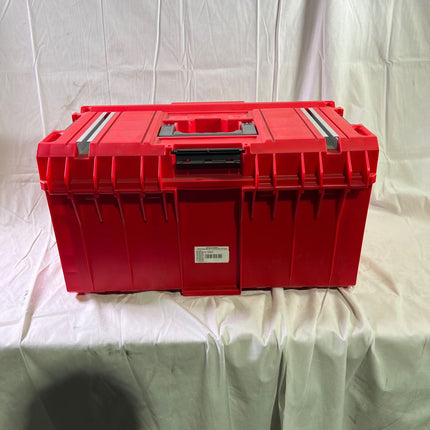Qbrick System ONE 350 2 0 Technik RED ULTRA HD Custom Werkzeugkoffer modularer Organizer 585 x 385 x 320 mm 38 l stapelbar IP66 Leicht Gebraucht 2 - toolbrothers
