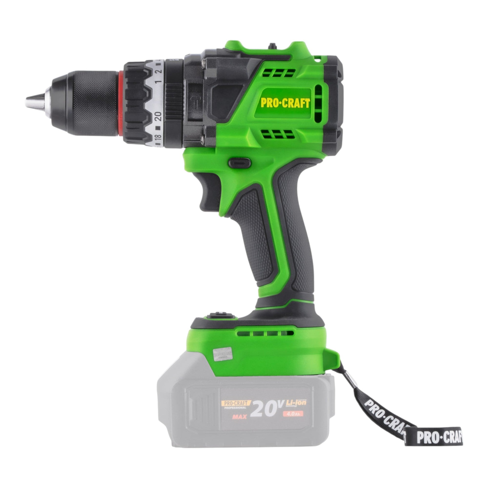 Procraft PA18ProBL BB Akku Schlagbohrschrauber 20 V 180 Nm Brushless 2x Akku 4 0 Ah Ladegeraet RHINO Toolcase 1 - toolbrothers