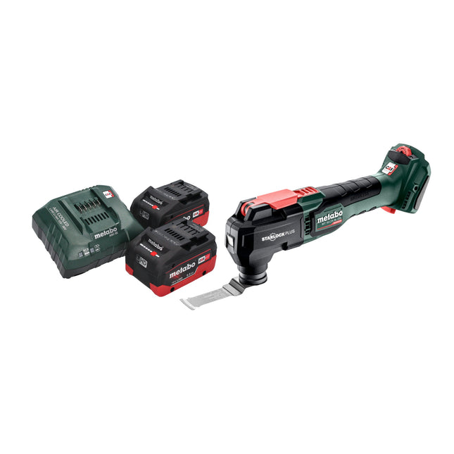 Metabo MT 18 LTX BL QSL Akku Multitool 18 V Brushless Starlock Plus 2x LiHD Akku 5 5 Ah Ladegeraet 0 - toolbrothers