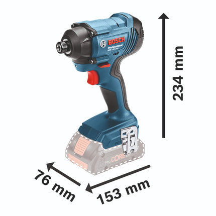 Bosch GDR 18V-160 Avvitatore a impulsi professionale a batteria 18 V 160 Nm 1/4" + 1x batteria ricaricabile 2,0 Ah - senza caricatore