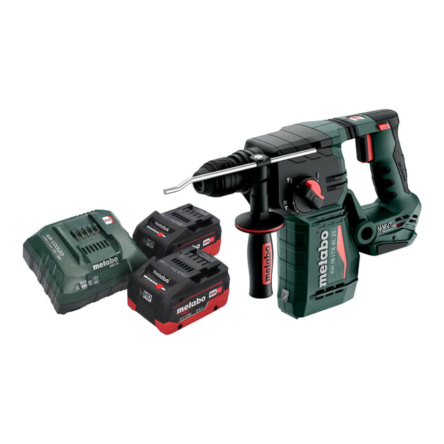 Metabo KH 18 LTX BL 24 Akku Bohrhammer 18 V 2 2 J SDS Plus Brushless 2x LiHD Akku 5 5 Ah Ladegeraet 0 - toolbrothers