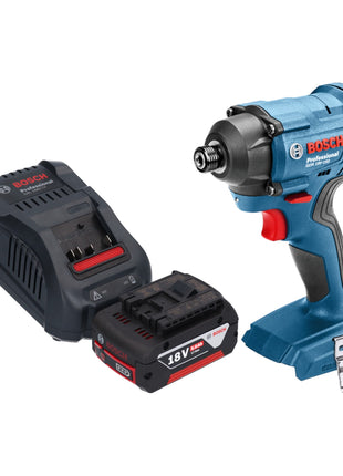 Bosch GDR 18V-160 Professional Akku Drehschlagschrauber 18 V 160 Nm 1/4" + 1x Akku 5,0 Ah + Ladegerät