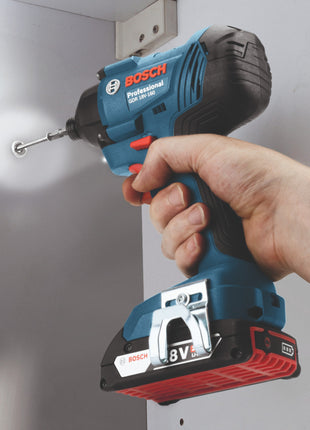 Bosch GDR 18V-160 Atornillador de impacto giratorio a batería profesional 18 V 160 Nm 1/4" + 2x baterías 5,0 Ah + cargador