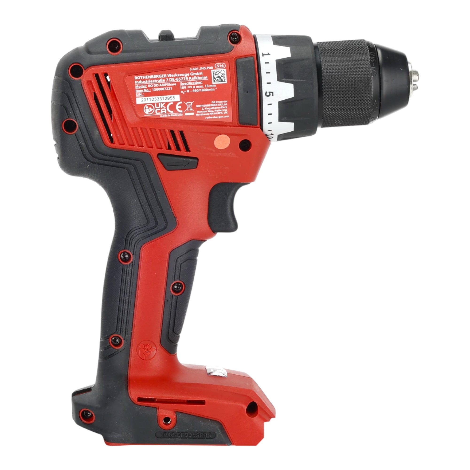 Rothenberger RO DD55 Akku Bohrschrauber 18 V 55 Nm Brushless AMPShare 1x Akku 2 0 Ah Ladegeraet 4 - toolbrothers