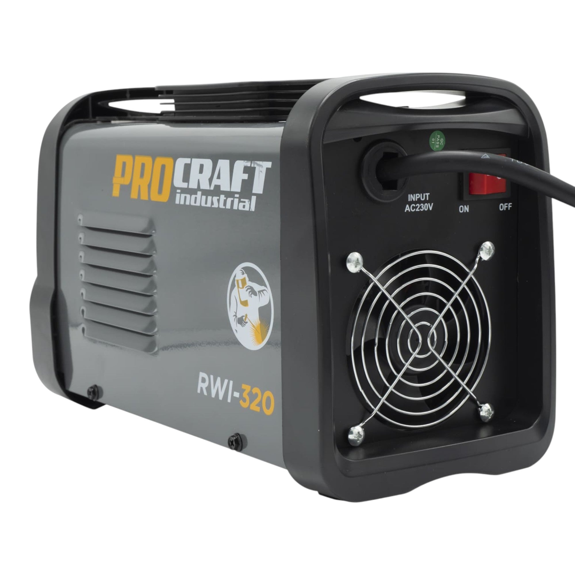 Procraft Industrial RWI 320 Inverter Schweissgeraet 5 3 kW 20 160 A MMA Schweissschutzschild Drahtbuerste weiteres Zubehoer 1 - toolbrothers