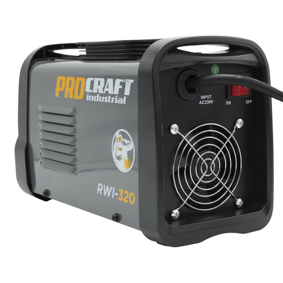 Saldatrice a inverter Procraft industrial RWI-320 5,3 kW 20 - 160 A MMA + visiera di protezione per saldatura + spazzola metallica + altri accessori