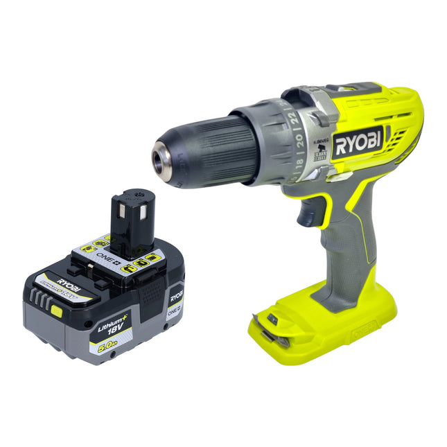 Ryobi R18PD3 0 Akku Schlagbohrschrauber 18 V 50 Nm 1x Akku 5 0 Ah ohne Ladegeraet 0 - toolbrothers