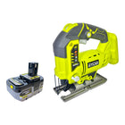 RYOBI R18JS 0 Akku Stichsaege 18 V 101 mm 1x Akku 4 0 Ah ohne Ladegeraet 0 - toolbrothers