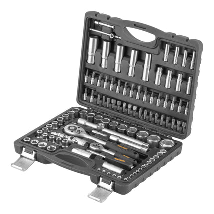 Procraft WS108 72 Steckschluessel Set 108 tlg 1 4 1 2 Ratsche Schluessel Stecknuss Bits Koffer 1 - toolbrothers