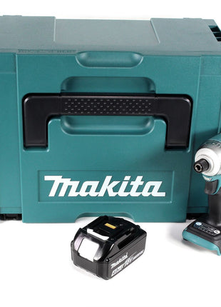 Makita DTD 170 M1J Akku Schlagschrauber 1/4" 18 V Brushless Li-Ion mit 1x 4,0 Ah Akku im MakPac - ohne Ladegerät - Toolbrothers