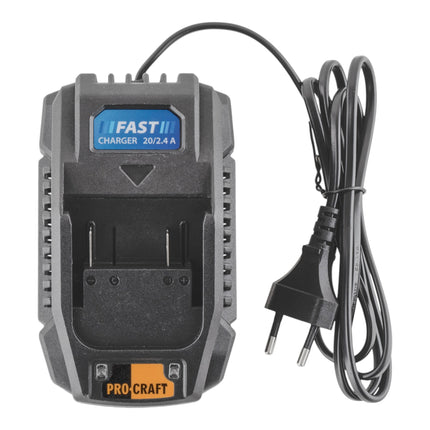 Procraft Starter Pack 20 V 20 2 4A Ladegeraet 2x 20 4 Turbo Akku 4 0 Ah 3 - toolbrothers