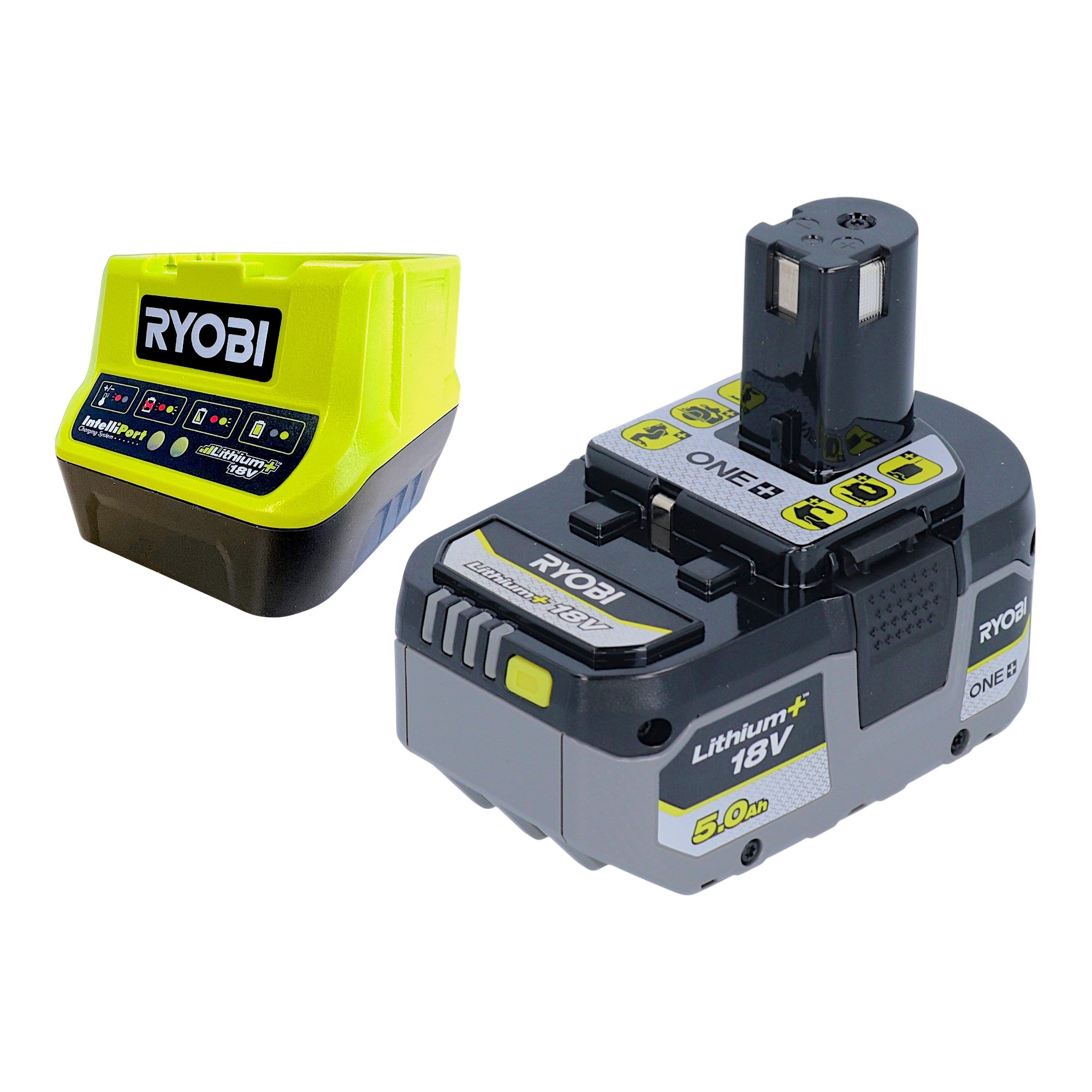 Ryobi R18PL 0 Akku Hobel 18 V 82 mm 1x Akku 5 0 Ah Ladegeraet 2 - toolbrothers