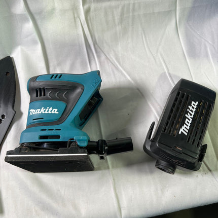 Makita DBO 480 Z Akku Schwingschleifer 18 V 112 x 102 mm Solo ohne Akku ohne Ladegeraet Reparaturgeraet 1 - toolbrothers