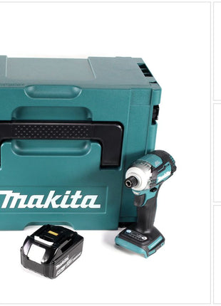 Makita DTD 170 RT1J Akku Schlagschrauber 18V 175Nm Brushless + 1x Akku 5,0Ah + Makpac - Toolbrothers