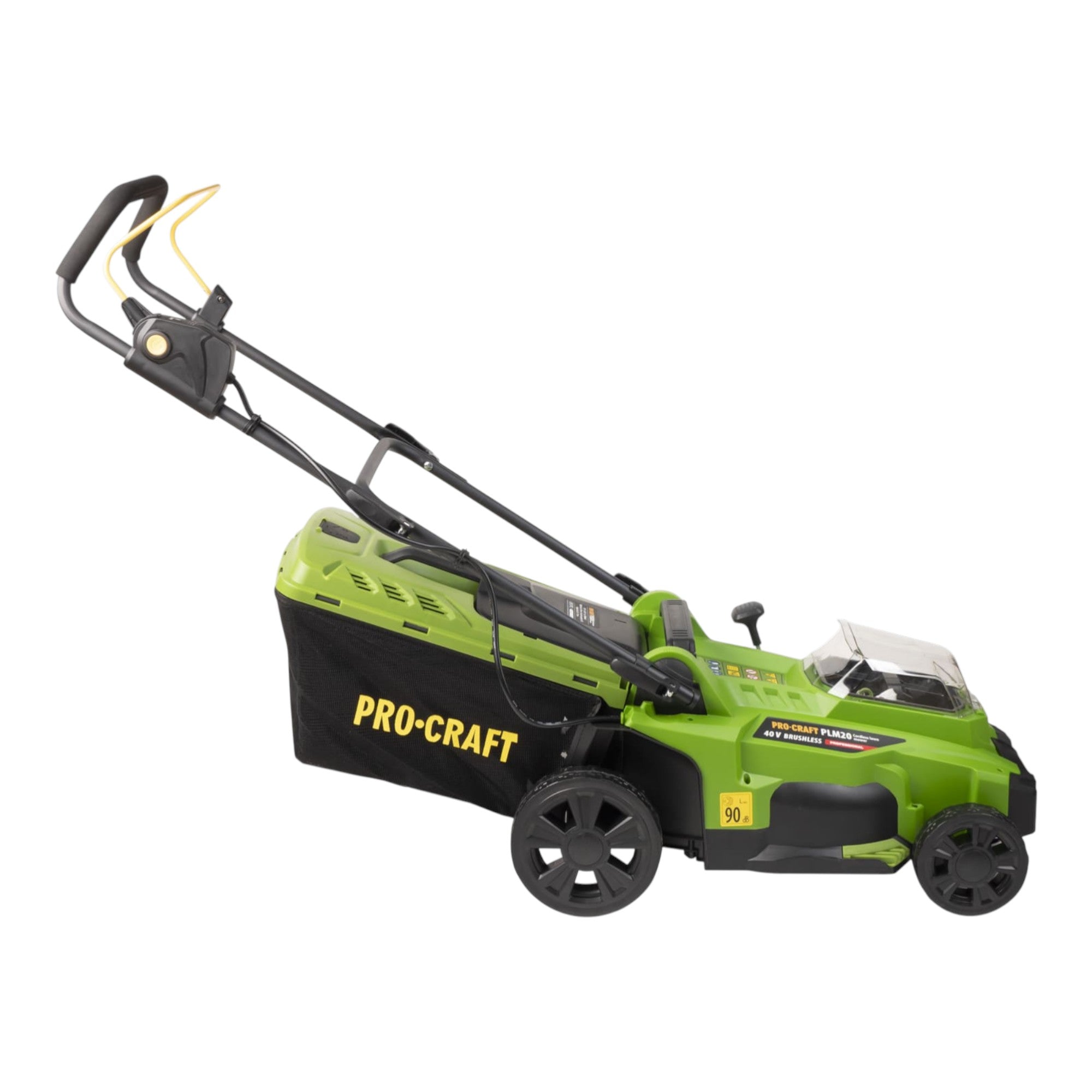 Procraft PLM20bb Akku Rasenmaeher 40 V 2x 20 V 370 mm Brushless 2x Akku 8 0 Ah Ladegeraet 4 - toolbrothers