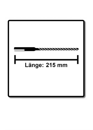 Makita NEMESIS 2 Hammer und Stahl Beton Bohrer SDS-Plus 8x215 - 2 Stück ( 2x B-58110 ) - Toolbrothers