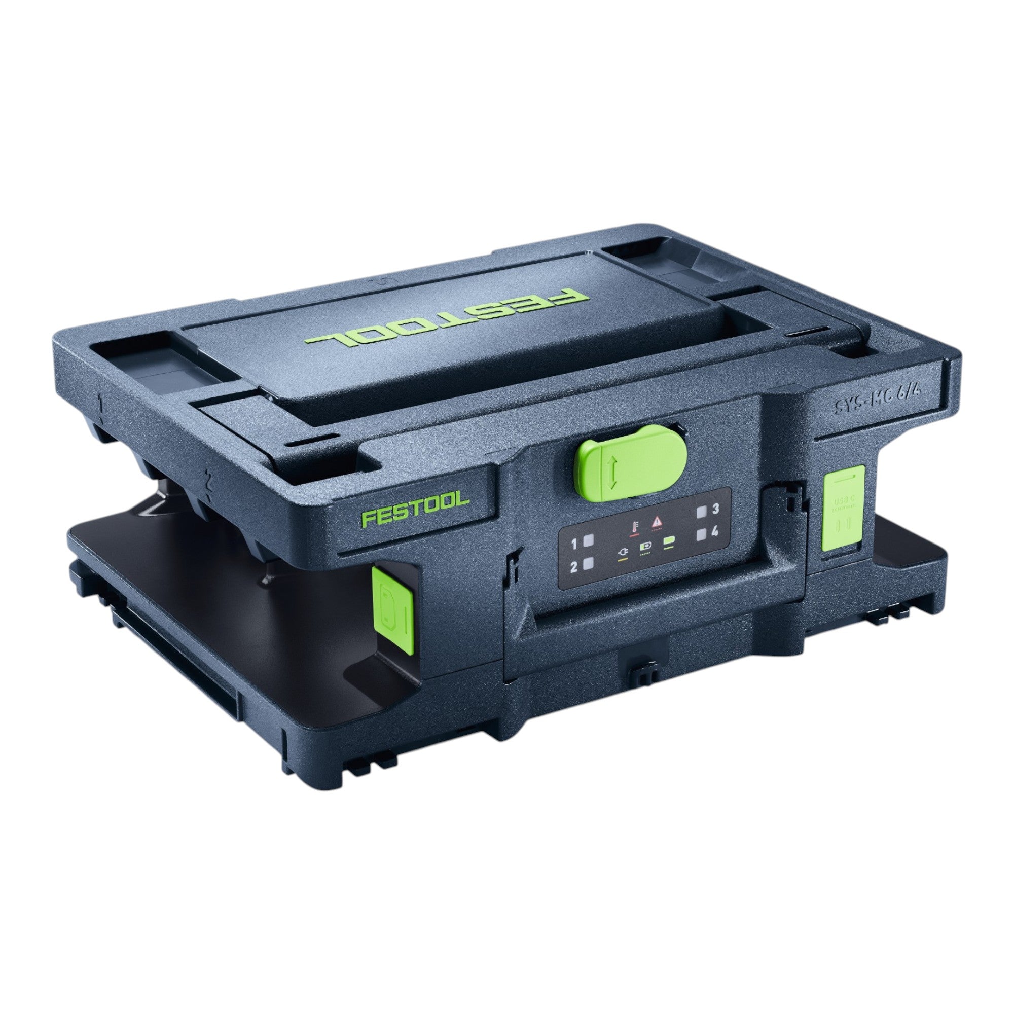 Festool SYS MC 6 4 Vierfach Schnell Ladegeraet 10 8 18 V 6 0 A 578489  1 - toolbrothers