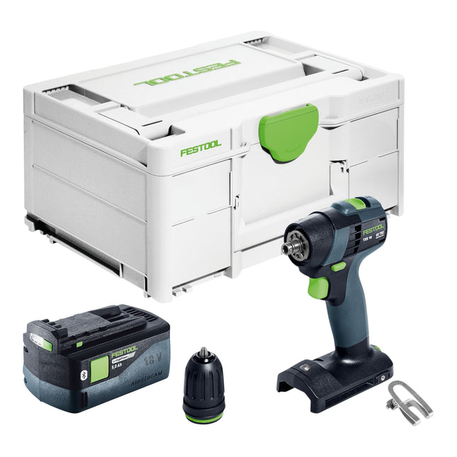 Festool TXS 18 Basic Akku Bohrschrauber 18 V 40 Nm Brushless 1x Akku 5 0 Ah Systainer ohne Ladegeraet 0 - toolbrothers
